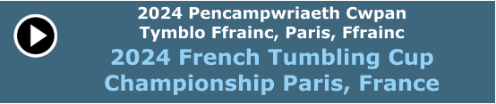 2024 French Tumbling Cup Championship Paris, France 2024 Pencampwriaeth Cwpan Tymblo Ffrainc, Paris, Ffrainc